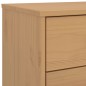 vidaXL Schubladenschrank OLDEN Braun Massivholz Kiefer vidaXL Schubladenschrank OLDEN Braun Massivholz Kiefer
