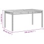 vidaXL 3-tlg. Garten-Essgruppe mit Kissen Grau Poly Rattan vidaXL 3-tlg. Garten-Essgruppe mit Kissen Grau Poly Rattan