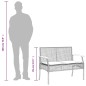 vidaXL 3-tlg. Garten-Essgruppe mit Kissen Grau Poly Rattan vidaXL 3-tlg. Garten-Essgruppe mit Kissen Grau Poly Rattan