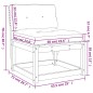 vidaXL Gartensofas mit Kissen 2 Stk. Weiß Massivholz Kiefer vidaXL Gartensofas mit Kissen 2 Stk. Weiß Massivholz Kiefer