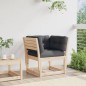 vidaXL Gartensofa mit Armlehnen und Kissen Massivholz Kiefer vidaXL Gartensofa mit Armlehnen und Kissen Massivholz Kiefer