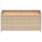 vidaXL Bank mit Stauraum Beige 100x50x52 cm Poly Rattan Akazienholz vidaXL Bank mit Stauraum Beige 100x50x52 cm Poly Rattan Akazienholz