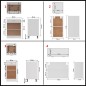 8-tlg. Küchenzeile Hochglanz-Weiß Holzwerkstoff 8-tlg. Küchenzeile Hochglanz-Weiß Holzwerkstoff