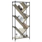 vidaXL Bücherregal Sonoma-Eiche 79x30x180 cm Holzwerkstoff und Metall vidaXL Bücherregal Sonoma-Eiche 79x30x180 cm Holzwerkstoff und Metall