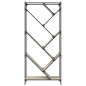 vidaXL Bücherregal Sonoma-Eiche 79x30x180 cm Holzwerkstoff und Metall vidaXL Bücherregal Sonoma-Eiche 79x30x180 cm Holzwerkstoff und Metall