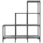 vidaXL Bücherregal Grau Sonoma 92x30x102 cm Holzwerkstoff und Metall vidaXL Bücherregal Grau Sonoma 92x30x102 cm Holzwerkstoff und Metall