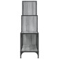 vidaXL Bücherregal Grau Sonoma 92x30x102 cm Holzwerkstoff und Metall vidaXL Bücherregal Grau Sonoma 92x30x102 cm Holzwerkstoff und Metall