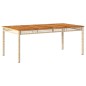 vidaXL 7-tlg. Garten-Essgruppe mit Kissen Beige Poly Rattan vidaXL 7-tlg. Garten-Essgruppe mit Kissen Beige Poly Rattan