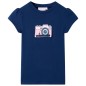 Kinder-T-Shirt Marineblau 128 Kinder-T-Shirt Marineblau 128
