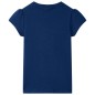 Kinder-T-Shirt Marineblau 128 Kinder-T-Shirt Marineblau 128