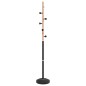 vidaXL Garderobenständer Schwarz 177 cm Pulverbeschichtetes Eisen vidaXL Garderobenständer Schwarz 177 cm Pulverbeschichtetes Eisen