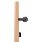 vidaXL Garderobenständer Schwarz 177 cm Pulverbeschichtetes Eisen vidaXL Garderobenständer Schwarz 177 cm Pulverbeschichtetes Eisen