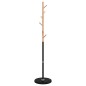 vidaXL Garderobenständer Schwarz 172 cm Pulverbeschichtetes Eisen vidaXL Garderobenständer Schwarz 172 cm Pulverbeschichtetes Eisen