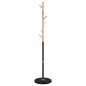 vidaXL Garderobenständer Schwarz 172 cm Pulverbeschichtetes Eisen vidaXL Garderobenständer Schwarz 172 cm Pulverbeschichtetes Eisen