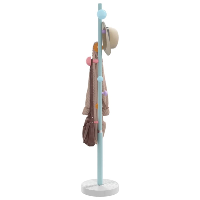 vidaXL Garderobenständer Blau 172 cm Pulverbeschichtetes Eisen vidaXL Garderobenständer Blau 172 cm Pulverbeschichtetes Eisen
