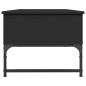 vidaXL Couchtisch Schwarz 100x50x40 cm Holzwerkstoff und Metall vidaXL Couchtisch Schwarz 100x50x40 cm Holzwerkstoff und Metall