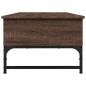 vidaXL Couchtisch Braun Eichen-Optik 100x50x35 cm Holzwerkstoff Metall vidaXL Couchtisch Braun Eichen-Optik 100x50x35 cm Holzwerkstoff Metall