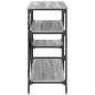 vidaXL Bäckerregal Grau Sonoma 90x40x84 cm Holzwerkstoff und Metall vidaXL Bäckerregal Grau Sonoma 90x40x84 cm Holzwerkstoff und Metall