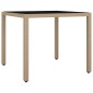 vidaXL 5-tlg. Garten-Essgruppe mit Kissen Beige Poly Rattan vidaXL 5-tlg. Garten-Essgruppe mit Kissen Beige Poly Rattan