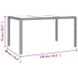 vidaXL 7-tlg. Garten-Essgruppe mit Kissen Beige Poly Rattan vidaXL 7-tlg. Garten-Essgruppe mit Kissen Beige Poly Rattan