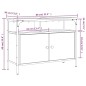 vidaXL Waschbeckenunterschrank Räuchereiche 60x30x60 cm Holzwerkstoff vidaXL Waschbeckenunterschrank Räuchereiche 60x30x60 cm Holzwerkstoff