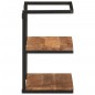 vidaXL Wandregal 40x30x50 cm Massivholz Akazie und Eisen vidaXL Wandregal 40x30x50 cm Massivholz Akazie und Eisen