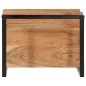 vidaXL Wandregal 40x30x50 cm Massivholz Akazie und Eisen vidaXL Wandregal 40x30x50 cm Massivholz Akazie und Eisen