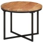 vidaXL Couchtisch 45x45x35 cm Massivholz Akazie und Eisen vidaXL Couchtisch 45x45x35 cm Massivholz Akazie und Eisen