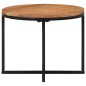 vidaXL Couchtisch 45x45x35 cm Massivholz Akazie und Eisen vidaXL Couchtisch 45x45x35 cm Massivholz Akazie und Eisen