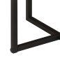 vidaXL Couchtisch 45x45x35 cm Massivholz Akazie und Eisen vidaXL Couchtisch 45x45x35 cm Massivholz Akazie und Eisen