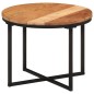 vidaXL Couchtisch 45x45x35 cm Massivholz Akazie und Eisen vidaXL Couchtisch 45x45x35 cm Massivholz Akazie und Eisen