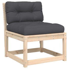 vidaXL Gartensofa mit Kissen Massivholz Kiefer