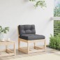 vidaXL Gartensofa mit Kissen Massivholz Kiefer vidaXL Gartensofa mit Kissen Massivholz Kiefer