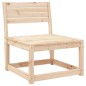 vidaXL Gartensofa mit Kissen Massivholz Kiefer vidaXL Gartensofa mit Kissen Massivholz Kiefer
