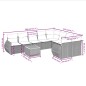 vidaXL 10-tlg. Garten-Sofagarnitur mit Kissen Beige Poly Rattan vidaXL 10-tlg. Garten-Sofagarnitur mit Kissen Beige Poly Rattan
