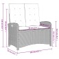 vidaXL 4-tlg. Garten-Essgruppe mit Kissen Beige Poly Rattan vidaXL 4-tlg. Garten-Essgruppe mit Kissen Beige Poly Rattan
