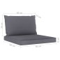 10-tlg. Garten-Lounge-Set mit Kissen in Anthrazit 10-tlg. Garten-Lounge-Set mit Kissen in Anthrazit