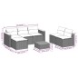 vidaXL 5tlg. Garten-Sofagarnitur mit Kissen Schwarz Poly Rattan Akazie vidaXL 5tlg. Garten-Sofagarnitur mit Kissen Schwarz Poly Rattan Akazie