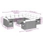 vidaXL 14-tlg. Garten-Sofagarnitur mit Kissen Beige Poly Rattan vidaXL 14-tlg. Garten-Sofagarnitur mit Kissen Beige Poly Rattan