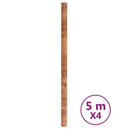 vidaXL Möbelfolien Selbstklebend Holzoptik 90x500 cm PVC