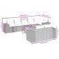 vidaXL 9-tlg. Garten-Sofagarnitur mit Kissen Schwarz Poly Rattan vidaXL 9-tlg. Garten-Sofagarnitur mit Kissen Schwarz Poly Rattan