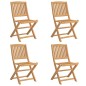 vidaXL Gartenstühle 4 Stk. Klappbar 57x49x90 cm Massivholz Akazie vidaXL Gartenstühle 4 Stk. Klappbar 57x49x90 cm Massivholz Akazie