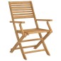 vidaXL Gartenstühle 4 Stk. Klappbar 54,5x61,5x86,5cm Massivholz Akazie vidaXL Gartenstühle 4 Stk. Klappbar 54,5x61,5x86,5cm Massivholz Akazie