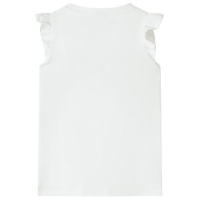Kinder-T-Shirt Ecru 116