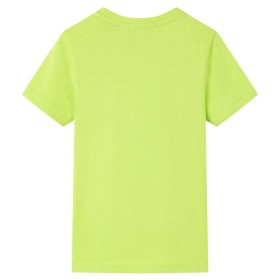 Kinder-T-Shirt Limette 128