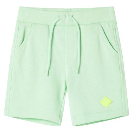 Kindershorts mit Kordelzug Hellgrün 128