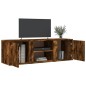 vidaXL TV-Schrank Räuchereiche 120x34x37 cm Holzwerkstoff vidaXL TV-Schrank Räuchereiche 120x34x37 cm Holzwerkstoff