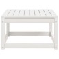 vidaXL Gartenhocker Weiß Massivholz Kiefer vidaXL Gartenhocker Weiß Massivholz Kiefer