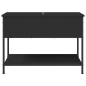 vidaXL Couchtisch Schwarz 70x50x50 cm Holzwerkstoff und Metall vidaXL Couchtisch Schwarz 70x50x50 cm Holzwerkstoff und Metall