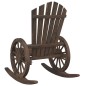 vidaXL Adirondack-Schaukelstuhl Massivholz Tanne vidaXL Adirondack-Schaukelstuhl Massivholz Tanne
